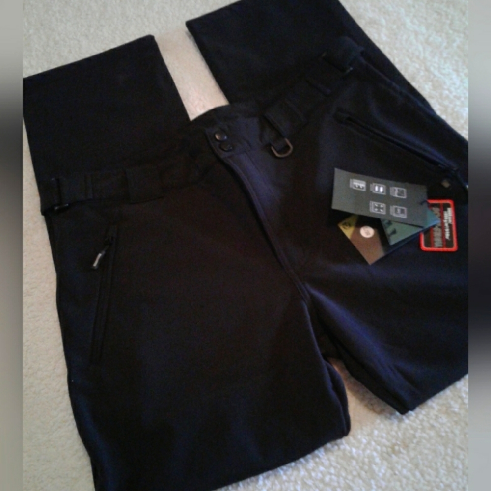 🌺 NWT Mens Outdoor Ventures Black Weatherproof Pants